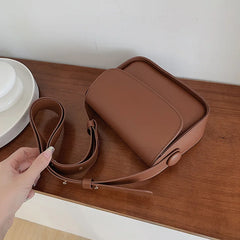 Women Casual Underarm Bag Shoulder PU Leather Solid Messenger Bag Green