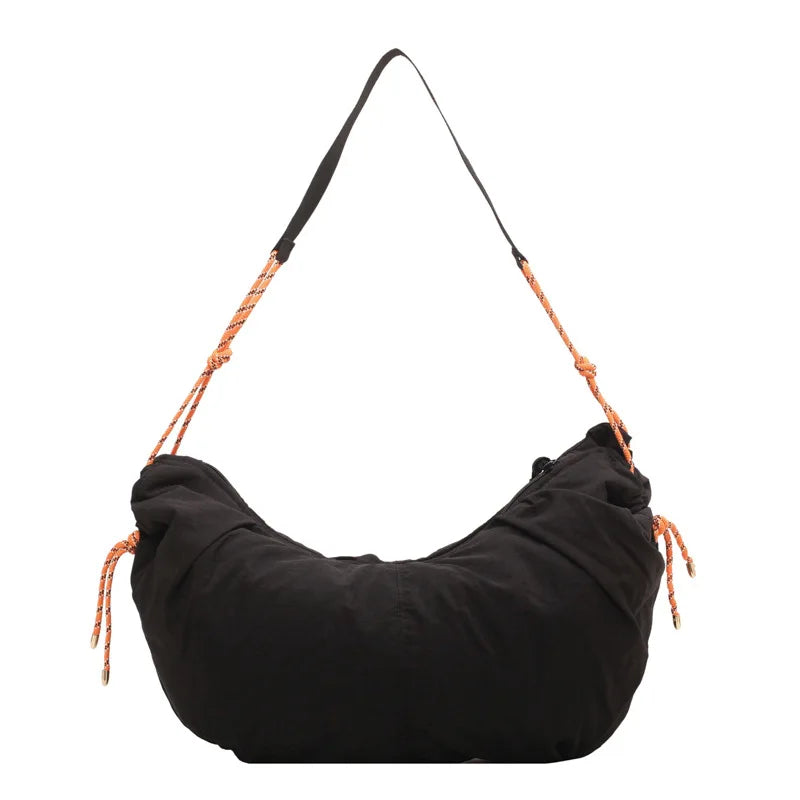 Nylon Shoulder Crossbody Bag for Women Large Handbags