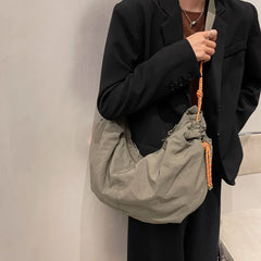 Nylon Shoulder Crossbody Bag for Women Large Handbags