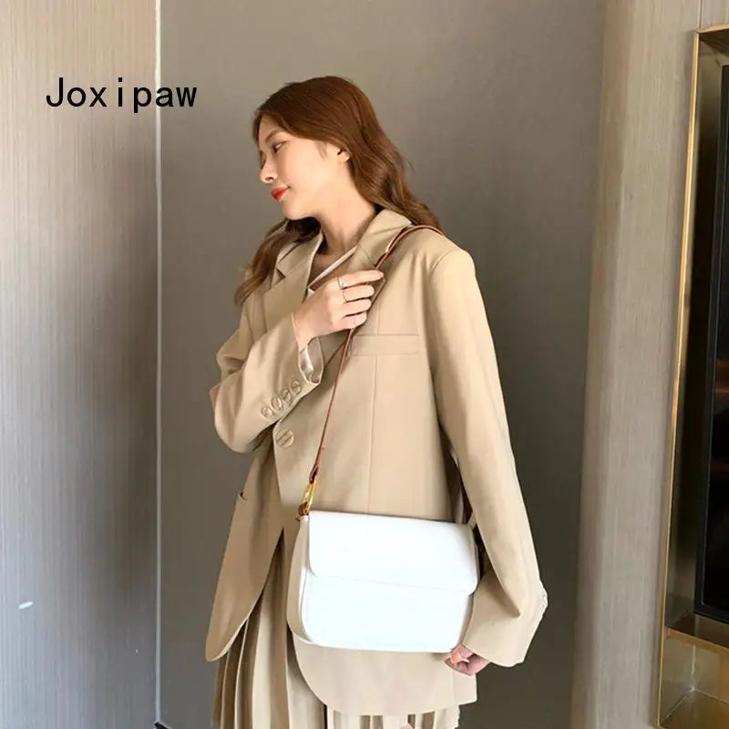 Vintage Crossbody Bag for Women Large Capacity Flap Bag