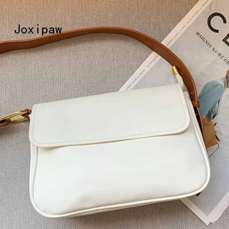 Vintage Crossbody Bag for Women Large Capacity Flap Bag