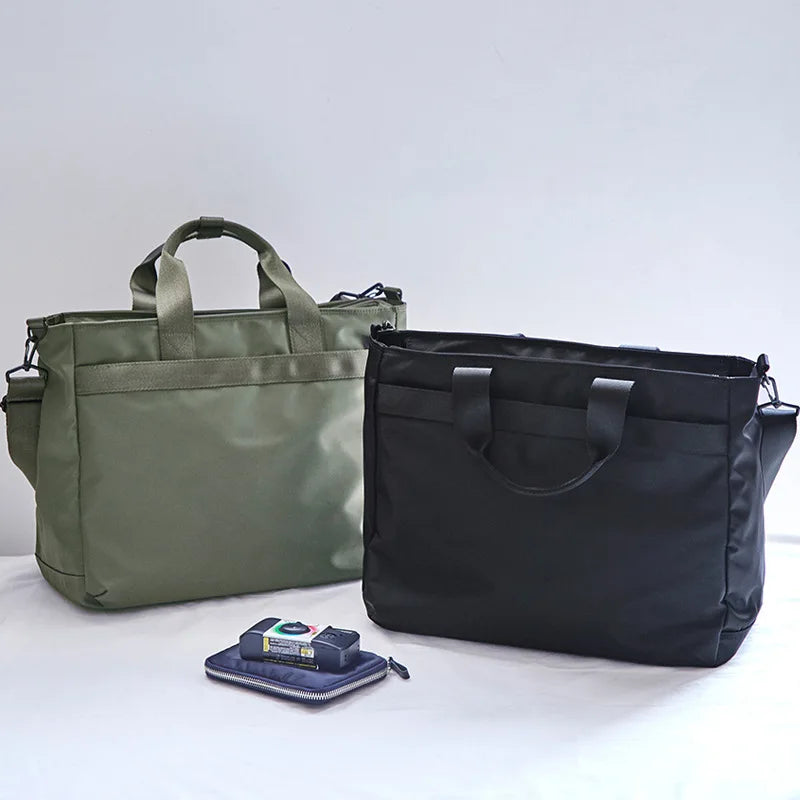 Nylon Cloth Business Messenger Bag Large Capacity Shoulder Bag