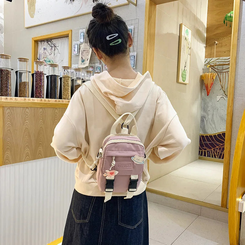 Women's Small Mini Backpack - Travel School Bag Tote