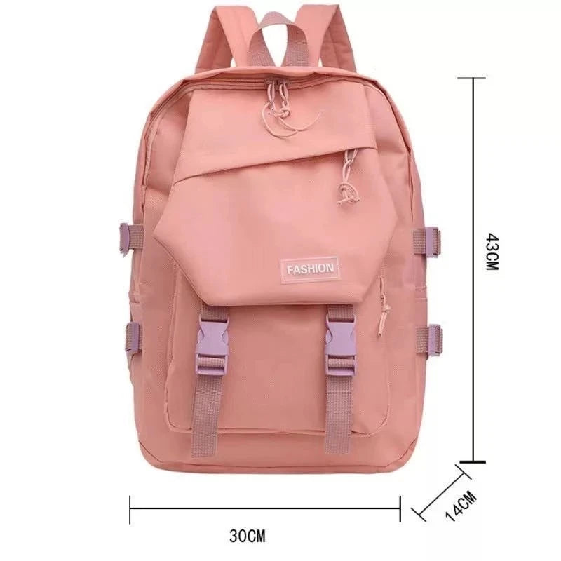 Nylon Backpack for Men Large Capacity School Travel Bag