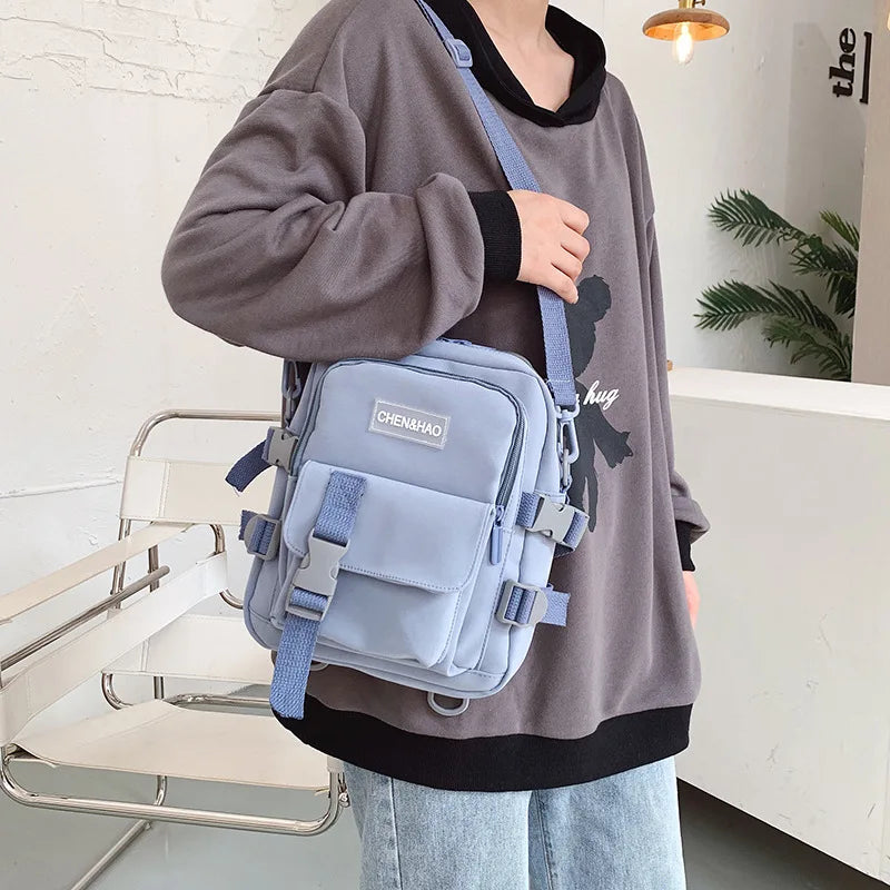 Small Canvas Girl Mini Backpack Waterproof Travel Bag School Tote Bow Bag