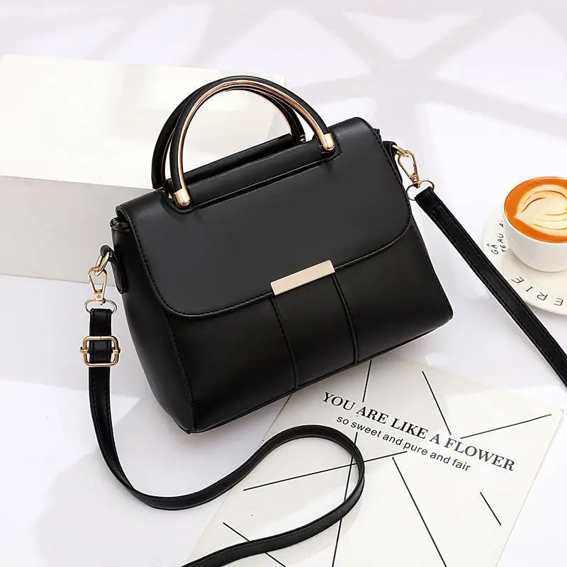 Women Handbag Small Square Bag Stitching Shoulder Bag