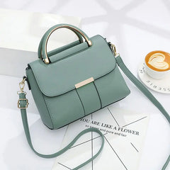 Women Handbag Small Square Bag Stitching Shoulder Bag