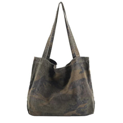 Navy Canvas Women's Bag Handbag Shoulder Bag