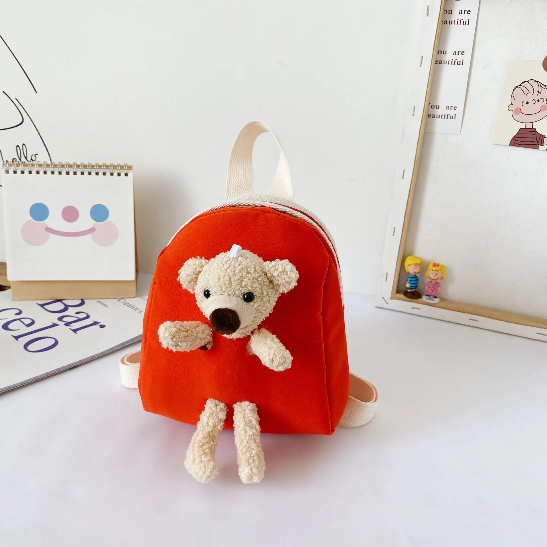 Kids Plush Bear Bag Backpack Cartoon Small Backpack for Boys and Girls
