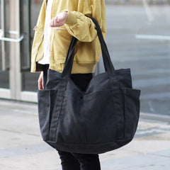 Women Literature Art Canvas Bag Large Capacity Single Shoulder Bags