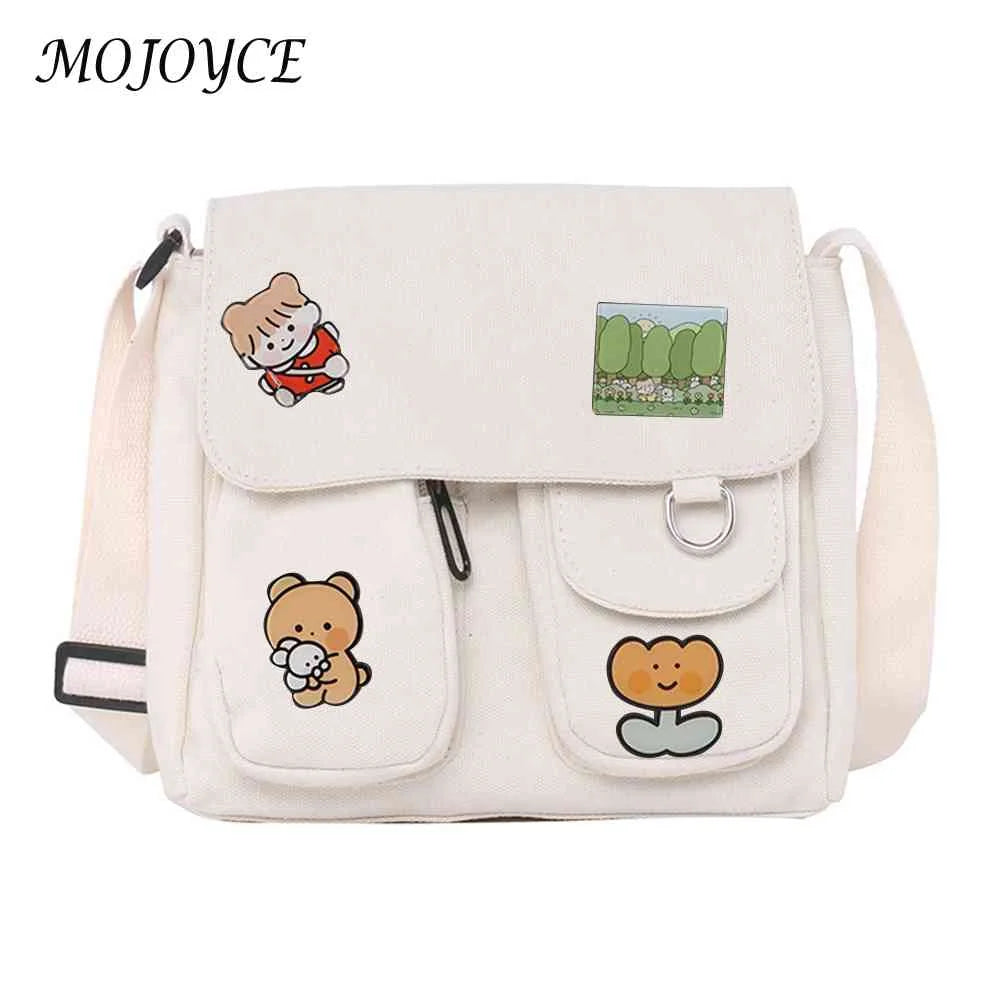 Canvas Crossbody Shoulder Bag for Women Outdoor Traveling