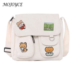Canvas Crossbody Shoulder Bag for Women Outdoor Traveling