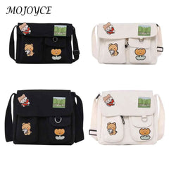 Canvas Crossbody Shoulder Bag for Women Outdoor Traveling