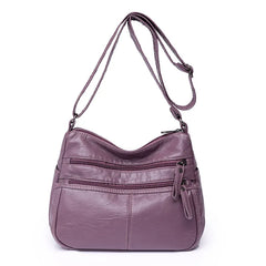 Women's Crossbody Bag Pu Leather Small Shoulder Handbag