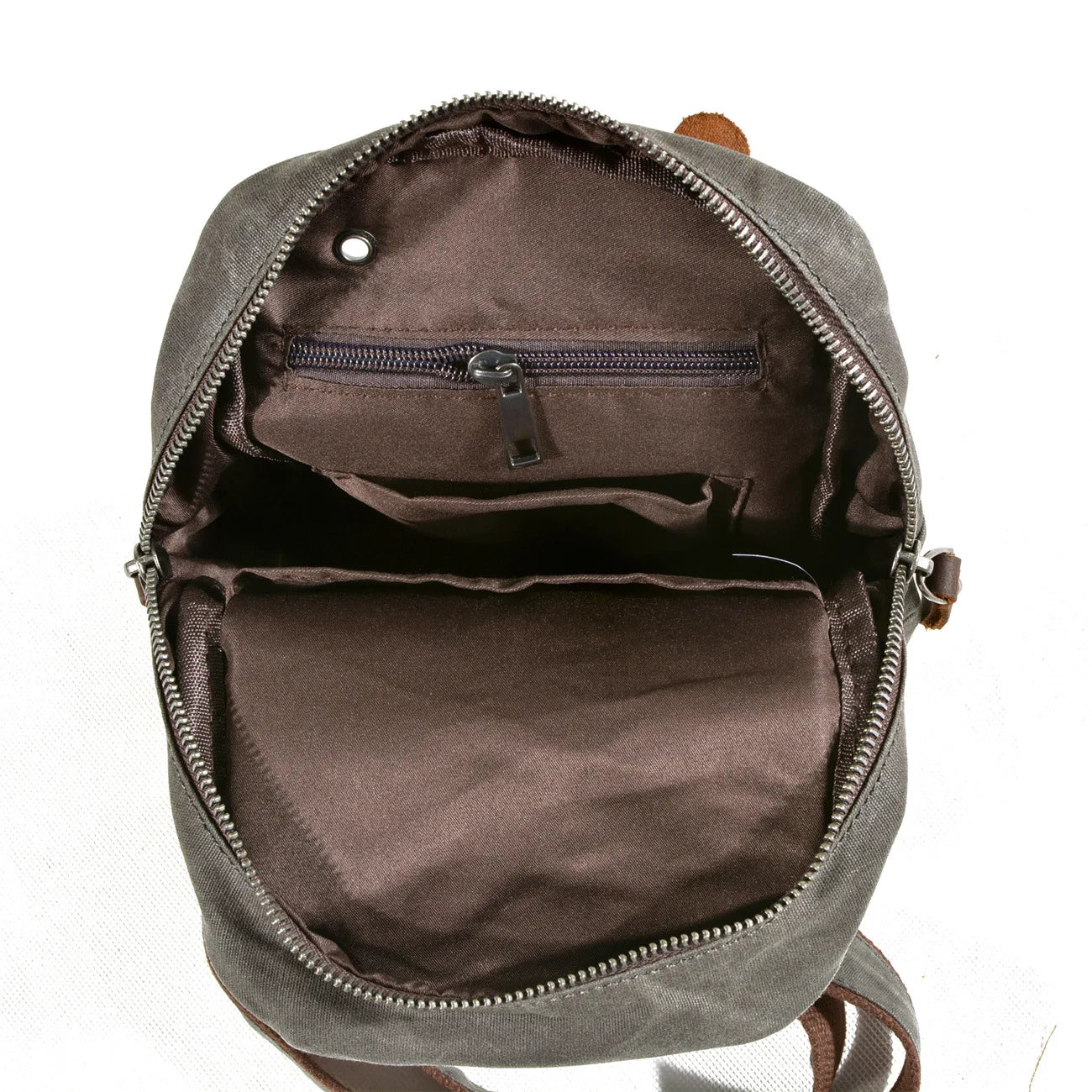 Men's Mini Canvas Chest Bag Dual Purpose Backpack