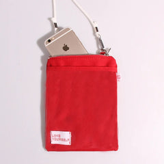 Concert Canvas Crossbody Mini Bag - Red