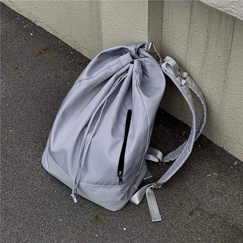 Waterproof Drawstring Women Backpack School Bag for Teenage Girls