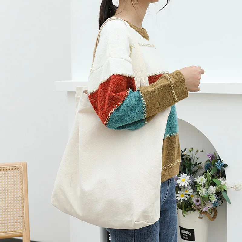 Casual Retro Canvas Bag One-Shoulder Women's Handbag
