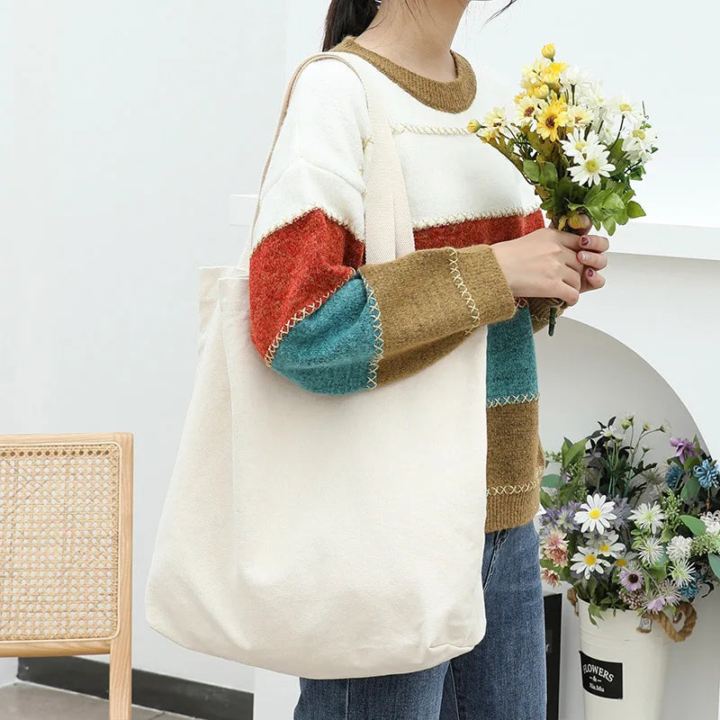 Casual Retro Canvas Bag One-Shoulder Women's Handbag