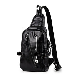 Men's Chest Bag Travel Shoulder Backpack Cycling Straddle Bag