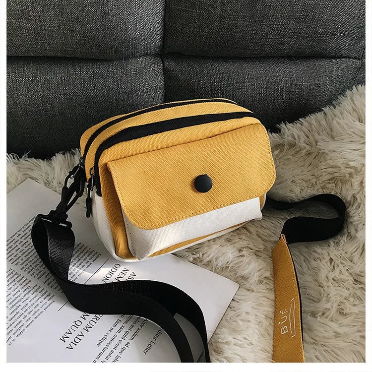 Retro Single Shoulder Canvas Bag