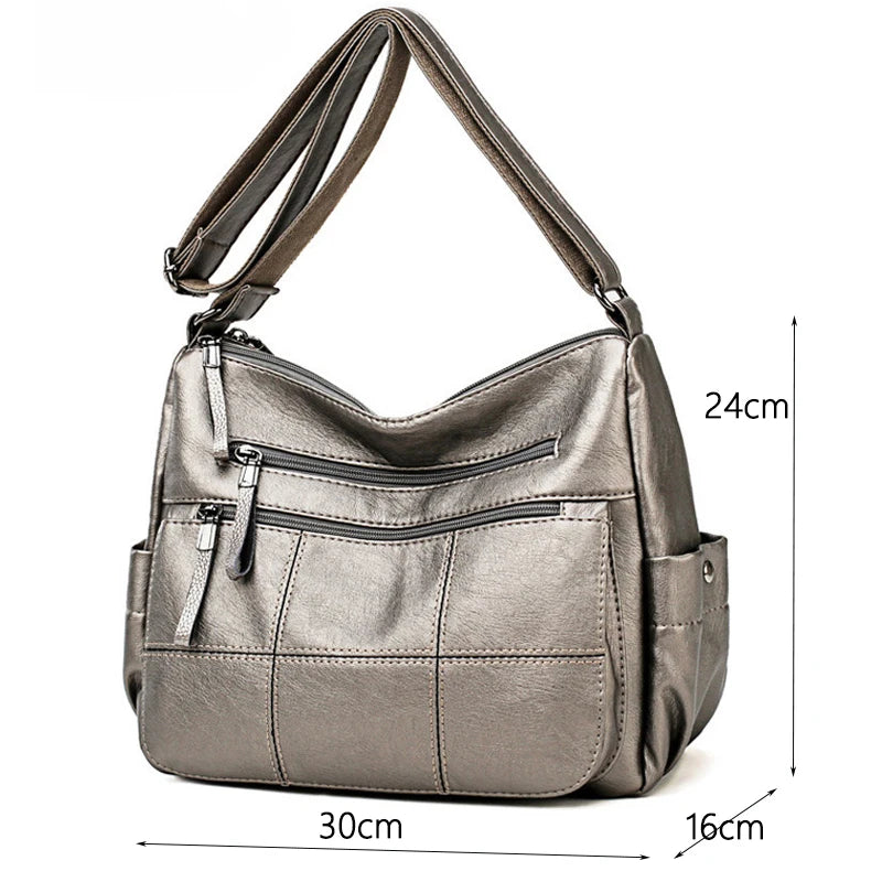 Vintage Female Shoulder Bags Large Capacity Crossbody Bags
