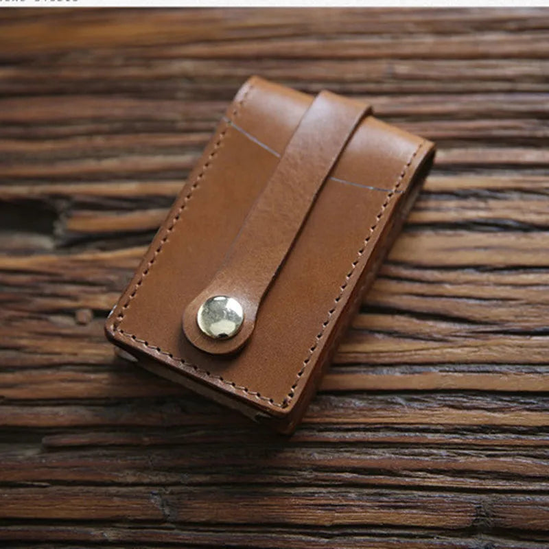 Leather Hasp Car Key Wallet Women Key Holder Case
