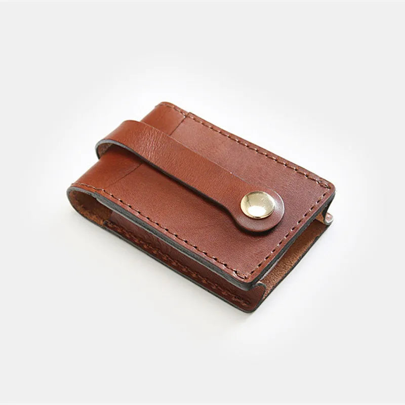 Leather Hasp Car Key Wallet Women Key Holder Case