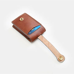 Leather Hasp Car Key Wallet Women Key Holder Case