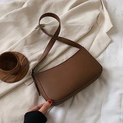 Small PU Leather Shoulder Bag Women Travel Tote