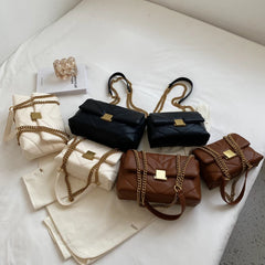LEFTSIDE Crossbody Bags for Women Chain Shoulder Handbags Small