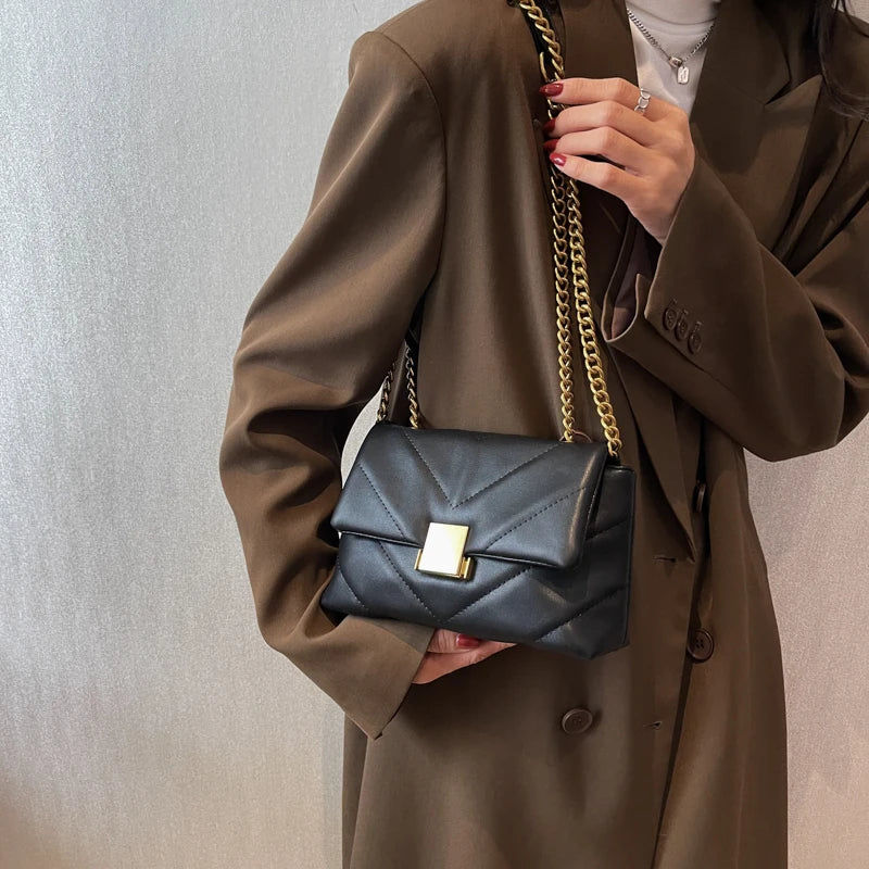 LEFTSIDE Crossbody Bags for Women Chain Shoulder Handbags Small