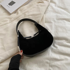 Small Leather Shoulder Side Bags Handbag and Purse for Winter