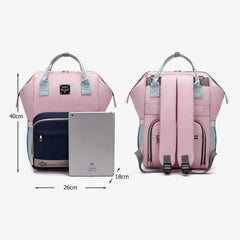 LEQUEEN Colorful Mummy Diaper Bag Baby Feeder Bag