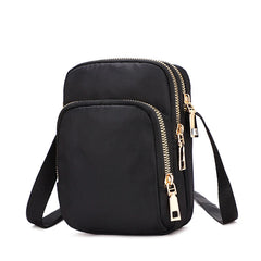 Women Crossbody Zipper Shoulder Bag Multifunction Handbag