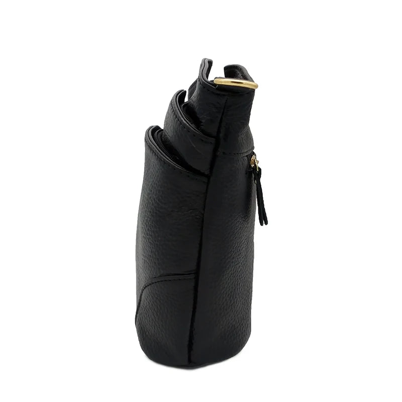 High Cow Leather Shoulder Bags for Women Mummy Casual Messenger Bag