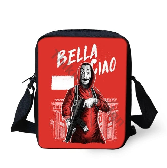 La Casa De Papel Women Messenger Bag Causal Shoulder Handbag Crossbody Bag