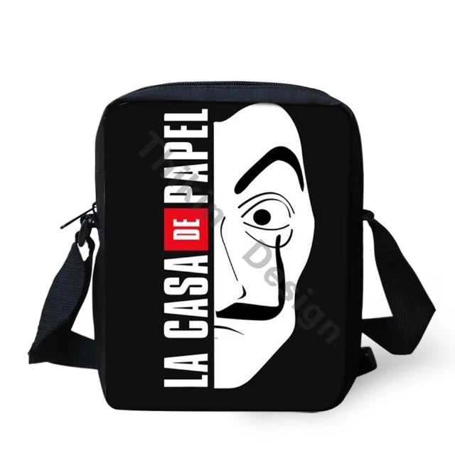 La Casa De Papel Women Messenger Bag Causal Shoulder Handbag Crossbody Bag