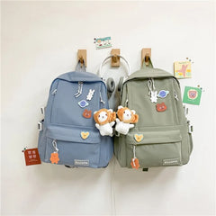 Ladies Backpacks Teen Boys Girls Harajuku Student School Bags