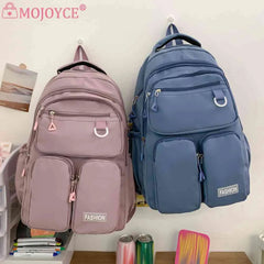 Waterproof Nylon Bookbag for Teenage Girls Boys