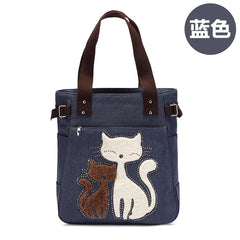 Canvas Tote Bags Ladies Shoulder Bags Work Shopping Handbags