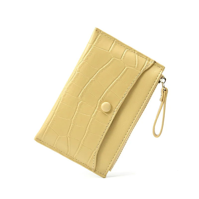 Women's Clutch Money Clip Wallet Small Leather Purse