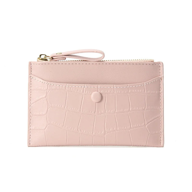 Women's Clutch Money Clip Wallet Small Leather Purse