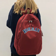 Nylon Women School Bag Girl Travel Backpack Female Laptop Student Bag