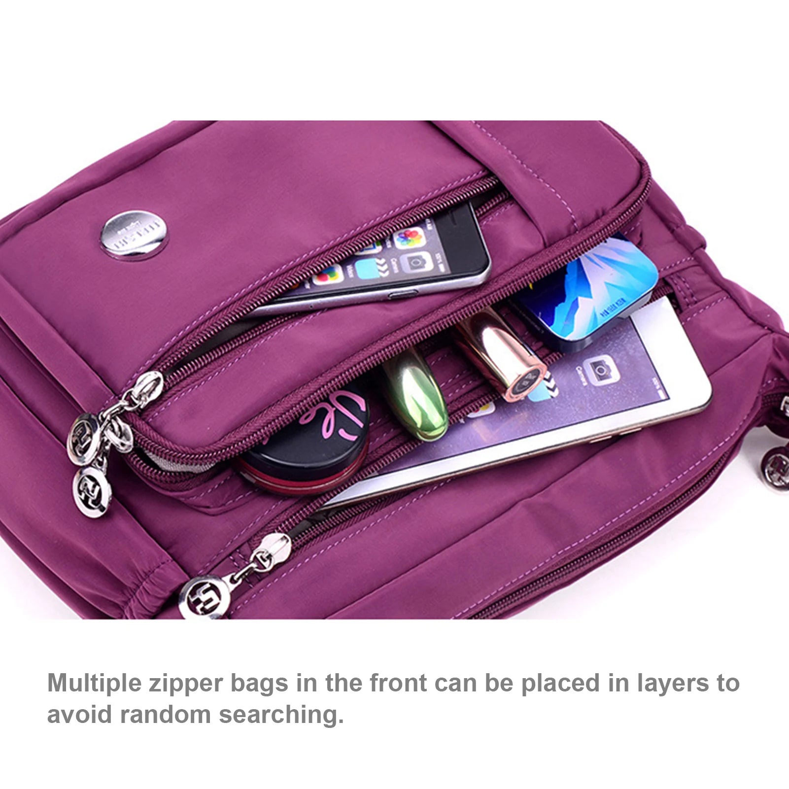 Women's Crossbody Bag with Adjustable Shoulder Strap for Daily Work
