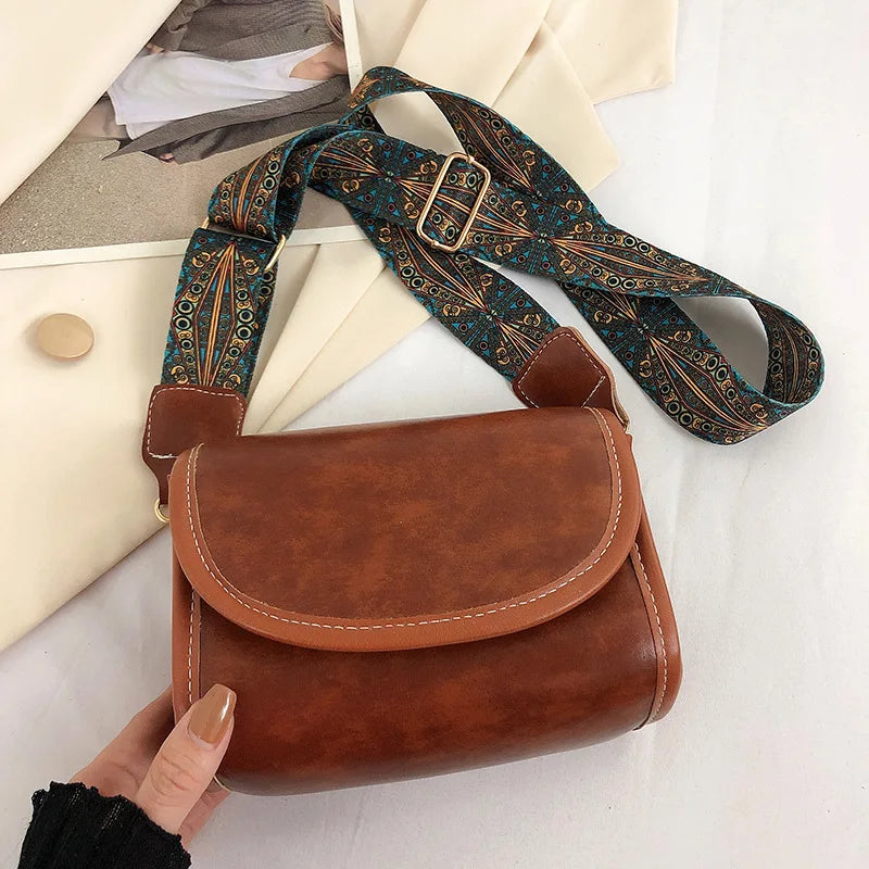 Women's Crossbody Bag Small Flap Shoulder Handbag Purse