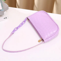 Stone Pattern One Shoulder Crossbody Bag Small Handbag Wallet