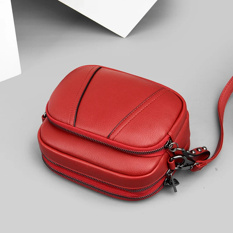 Women Crossbody Bag Shoulder Handbag PU Leather Messenger Bag
