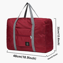 Foldable Travel Bag Hand-held Large-capacity Luggage Monster Print