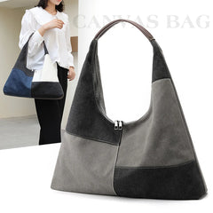 Canvas Hobo Bag Shoulder Bag Women Large Capacity Handbag